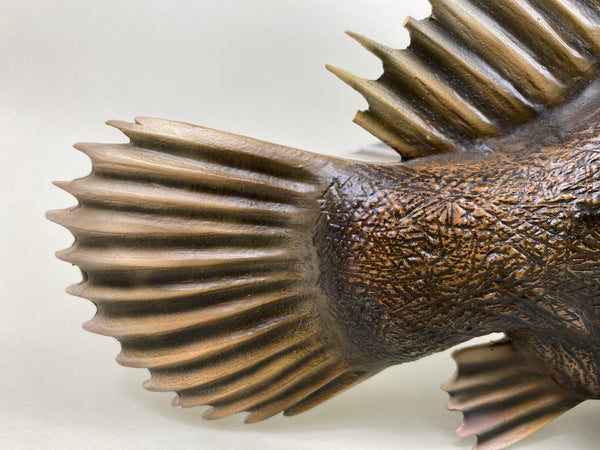 Angler Fish Carving, Signed, Dated, and Numbered (#6418)