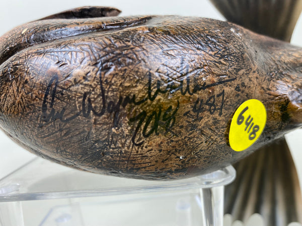 Angler Fish Carving, Signed, Dated, and Numbered (#6418)