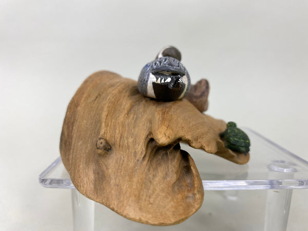 Wendell Sherman Miniature Pintails with Turtle (#6432)