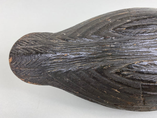 Pacquette Family Decoy repainted as Black Duck , Circa 1920's (#6467)