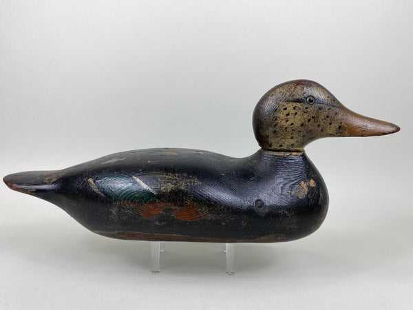 Mason Black Duck, Original Paint, Circa 1920's (#6523)