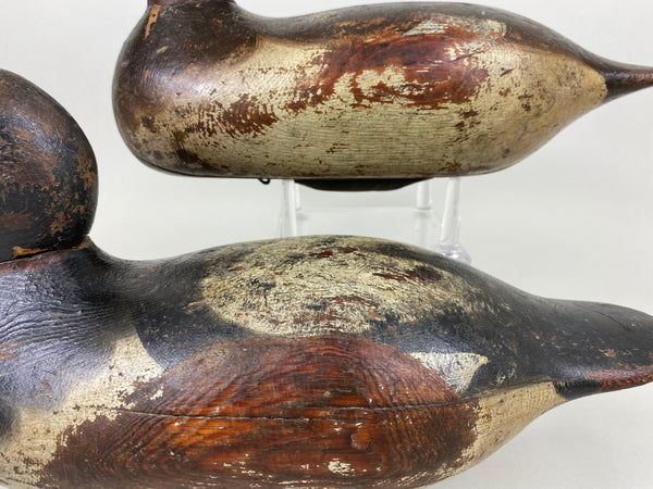 Mason Bluebills Rigmate Pair, Original Worn Paint (#6529)