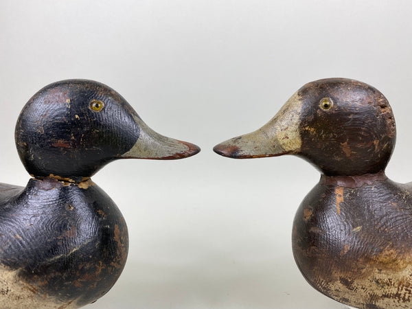 Mason Bluebills Rigmate Pair, Original Worn Paint (#6529)