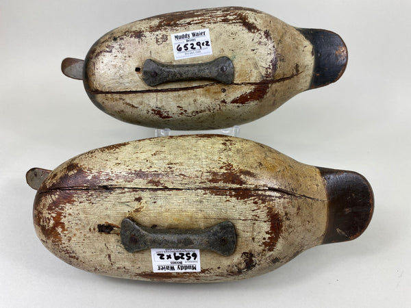 Mason Bluebills Rigmate Pair, Original Worn Paint (#6529)