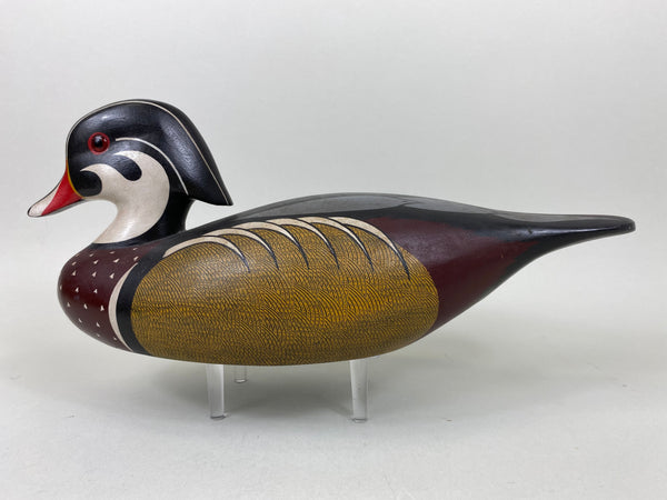 Dave Frier Wood Duck Drake, Signed (#6582)