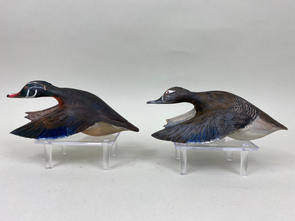 Pair of Wood Duck Fliers, Dave Harrington (#6600)