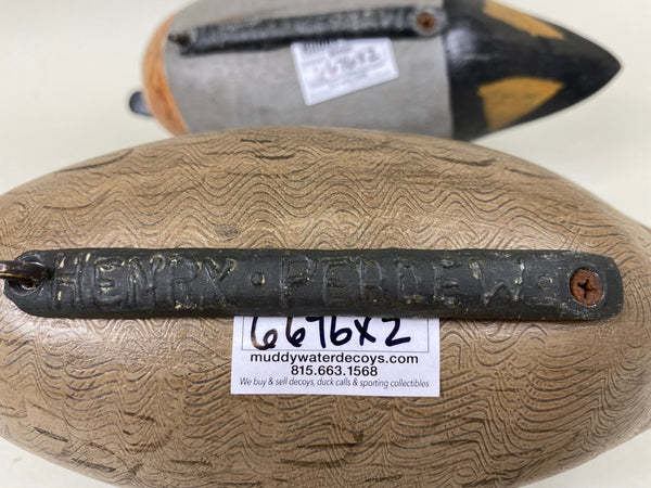 Charlie Moore, Perdew Style Green Wing Teal Pair (#6676)