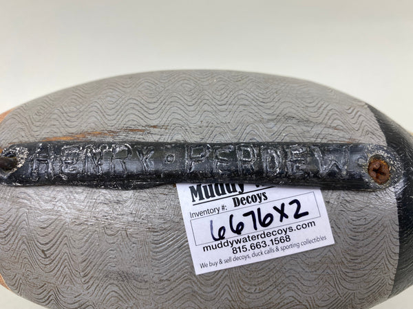 Charlie Moore, Perdew Style Green Wing Teal Pair (#6676)