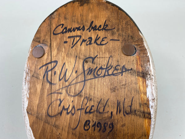 R.W. Smoker Canvasback Drake (#6762)