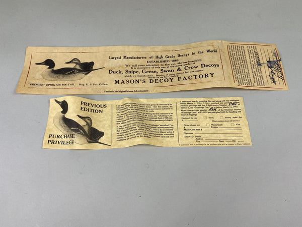 T.J. Hooker Mason Style Pintails in Presentation Box (#6791)