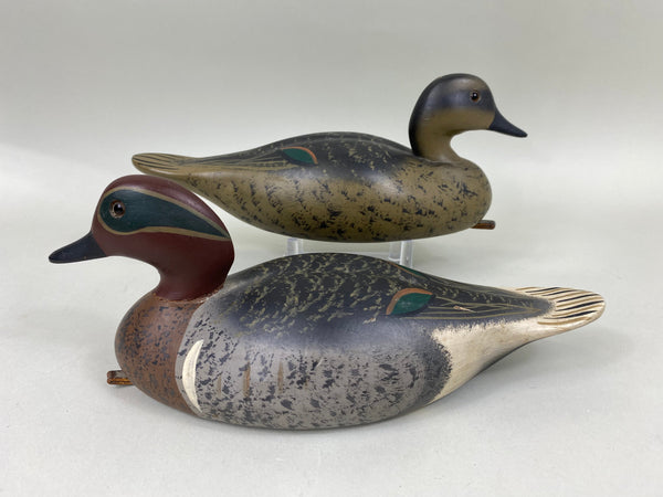 Pair Wildfowler Green Wing Teal, Point Pleasant (#6792)