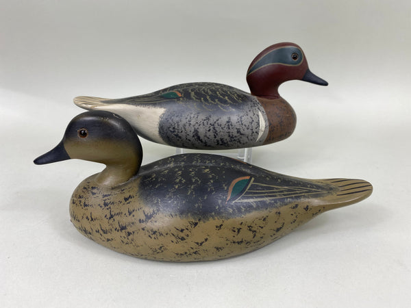 Pair Wildfowler Green Wing Teal, Point Pleasant (#6792)
