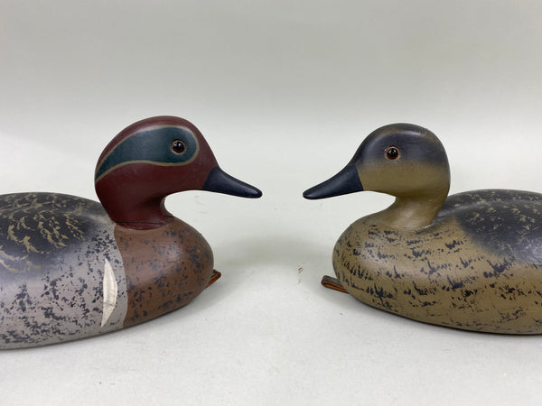 Pair Wildfowler Green Wing Teal, Point Pleasant (#6792)