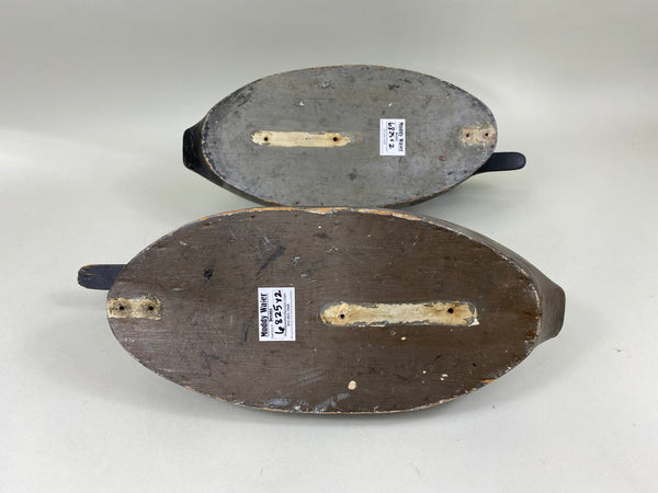Unknown Canvasbacks Pair, Mostly Original Paint, Circa 1920's (#6825)