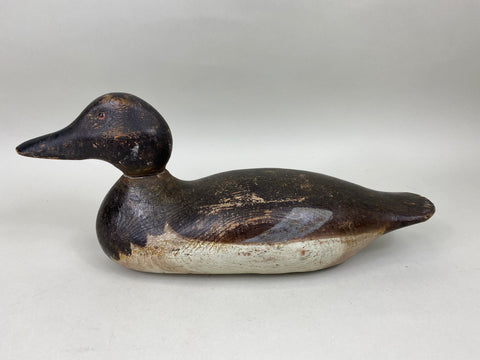 Mason Canvasback Hen, Original Paint, Circa 1925 (#6933)