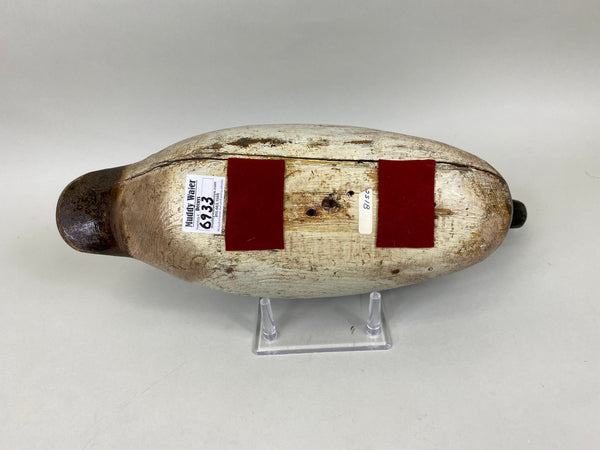 Mason Canvasback Hen, Original Paint, Circa 1925 (#6933)