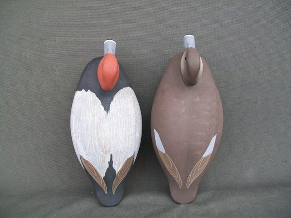 Jack Sweet Red Heads Decoys Unlimited Stamped Pair.  (#2203)