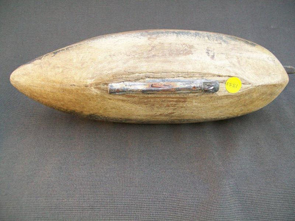 Merganser Working Decoy with weight possibly Maine