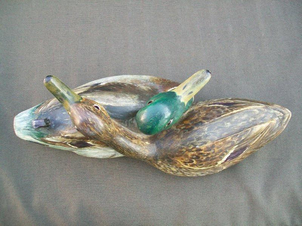 Folky Innertwined Mallards Pair