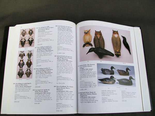 American Waterfowl Decoys Collection of Dr. James McCleery Sotheby's Auction Catalogue with Price Key