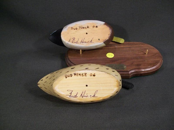 Bud Hinck Pair of Mallards on Display