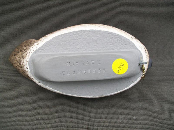 Michael Lashbrook Ruddy Duck Working Decoy Cork with Keel  (#2391)