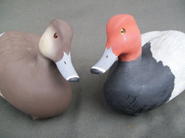 Jack Sweet Red Heads Decoys Unlimited Stamped Pair.  (#2203)