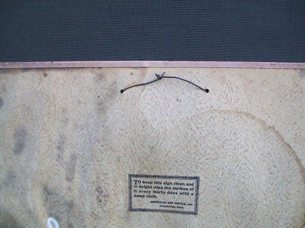 Vintage Berghoff Beer Metal Advertising Sign