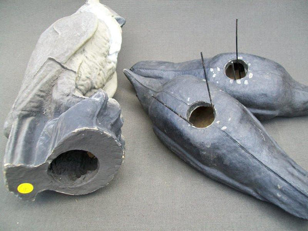 Victor Crow and Owl Decoy Set in Original Box