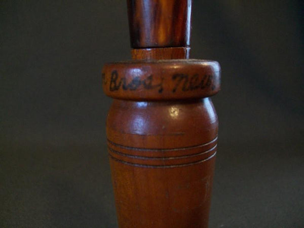 Earl Dennison Duck Call in box with paperwork