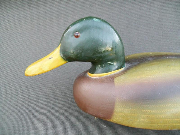 Pair of Working Mallards Made for Abercrombie and Fitch Co by Decoys Unlimited