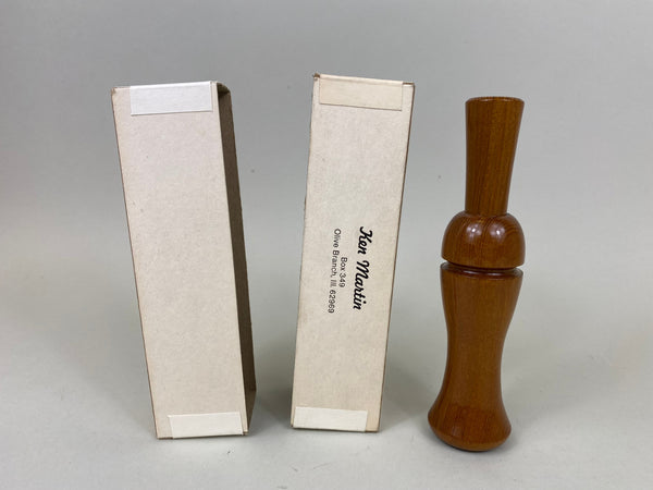 Ken Martin Goose Call, Signed, Original Box & Paperwork (#AA21)