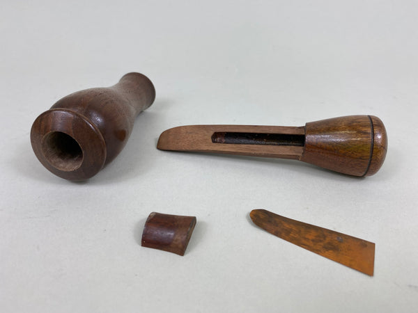 Tom Pierce Wooden Duck Call, Metal Reed (#AA51)