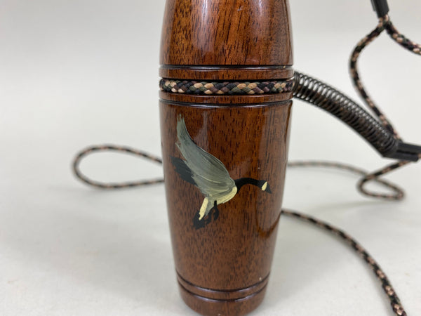 Glynn Scobey Goose Call, Flying Canada Goose on Barrel (#B7)