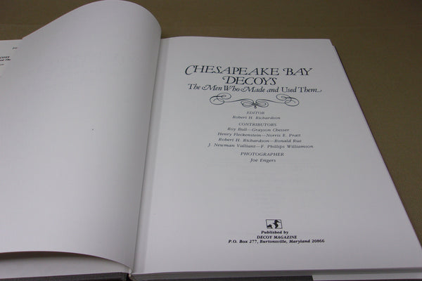 Chesapeake Bay Decoys, The Men Who Made and Used Them