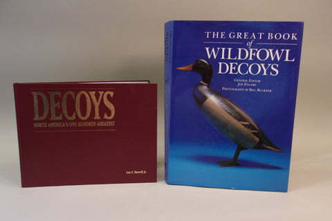 Two Books- The Great Book of Wildfowl Decoys, and Decoys North America's One Hundred Greatest