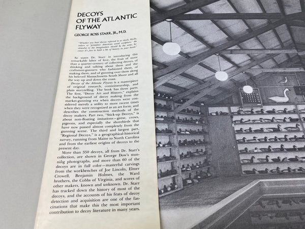 Decoys of the Atlantic Flyway by George Ross Starr, Jr., M.D.