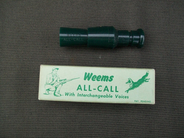 Weems All-Call Lot 100, Original box and paperwork