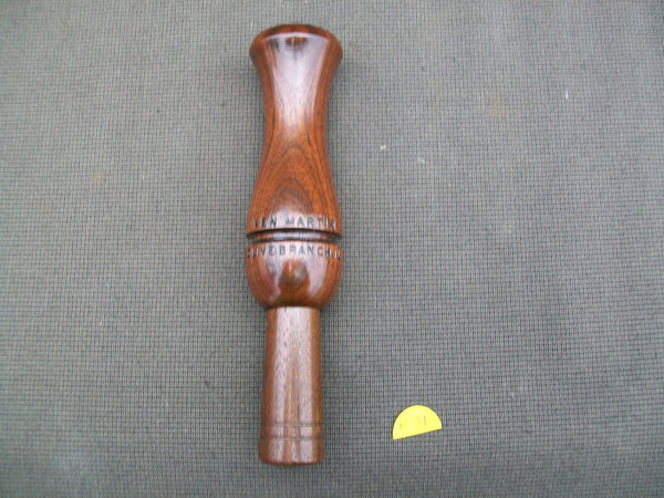 Ken Martin Goose Call in box with paperwork - Horse Shoe Lake Model