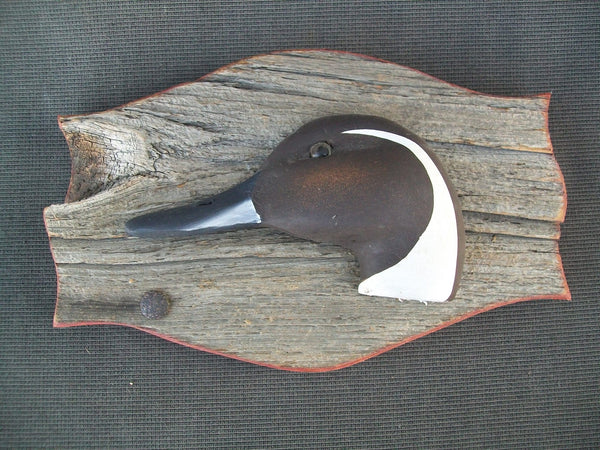 Carved Pintail Head Wall Plaques