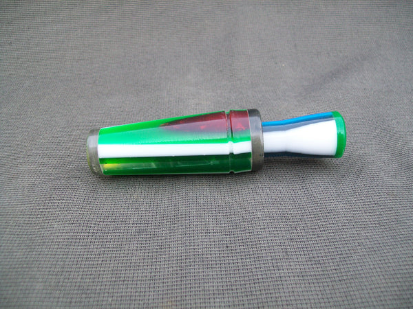 Multi colored Weedy's Pin Oak Duck Call