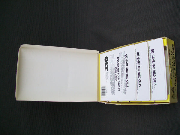 Olt Model SB-29 Snow & Blue Goose Calls - 6 in Original Display Case (F27)