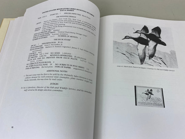 The Federal Duck Stamps, Complete Guide Book, and 1984 Stamp of the Year- Ross Goose