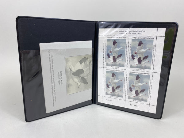 The Federal Duck Stamps, Complete Guide Book, and 1984 Stamp of the Year- Ross Goose
