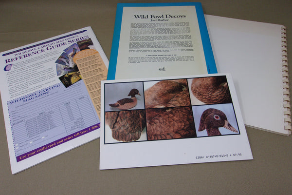 4 Books- Burning & Texturing Methods, Wild Fowl Decoys, Duck Book 1&2, & Waterfowl Reference Guide