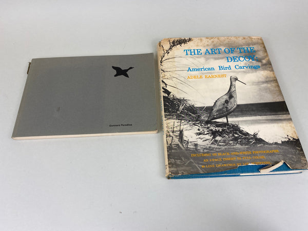 Lot of 2 Books- Gunners Paradise, and The Art of the Decoy: American Bird Carvings