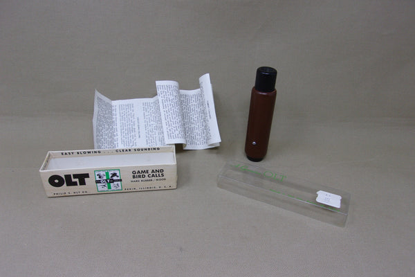 P.S. Olt Perfect Squirrel Call Model S-8, Original Box with Paperwork (#H68)