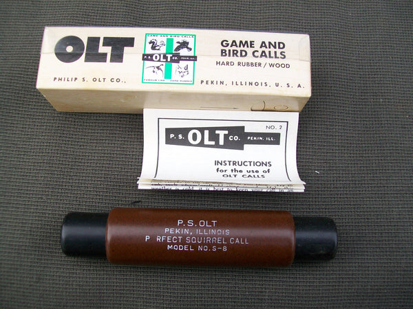 P. S. Olt Perfect Squirrel Call Model No. S-8  (H71)