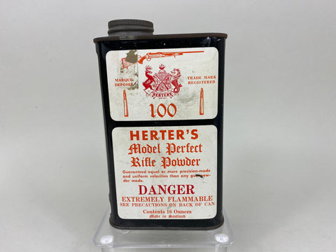 Herter's Model Perfect Rifle Powder Tin