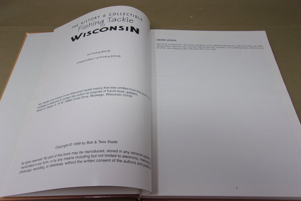 The History & Collectible Fishing Tackle of Wisconsin by Slade